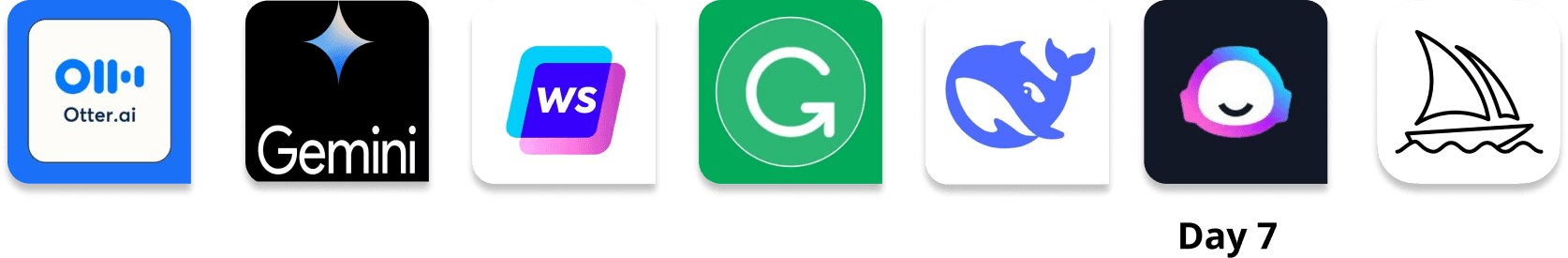 29-day Challenge: 8 days with AI tools — ChatGPT, Otter, Gemini, Claude, Grammarly, Whalio, Magic, Midjourney
